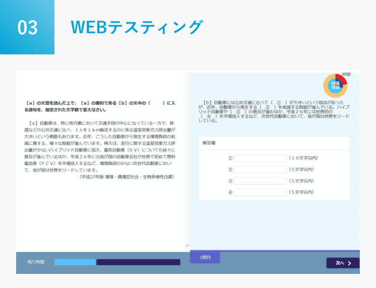 WEBテスティング