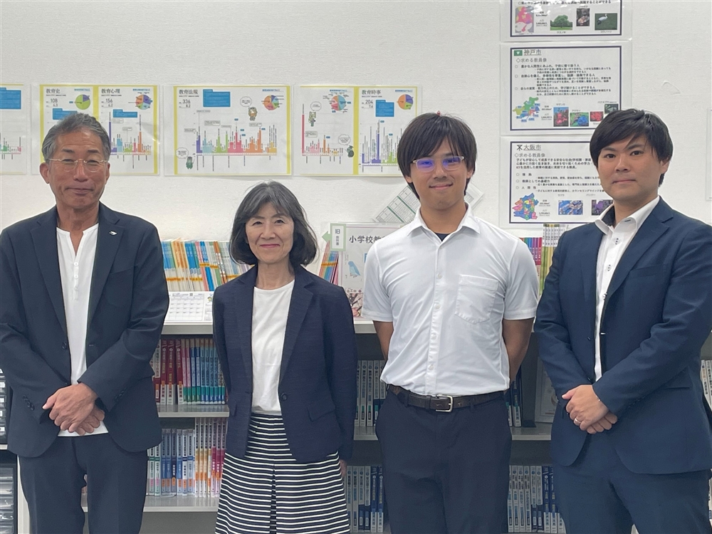 牛頭先生・中道先生・深川先生・田中先生